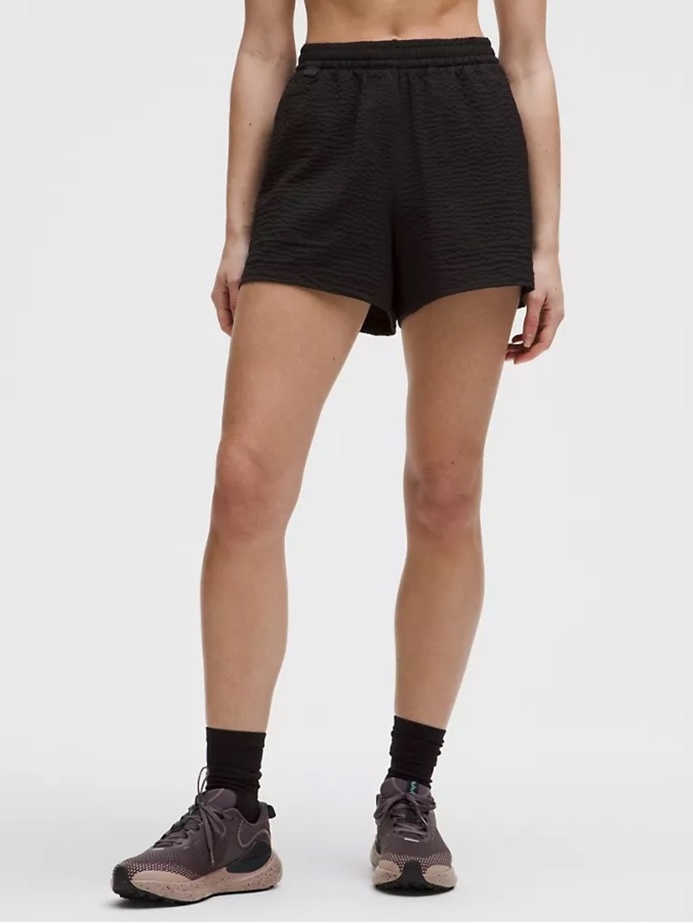 Lululemon Grid-Texture Relaxed High-Rise Hiking Short 4"